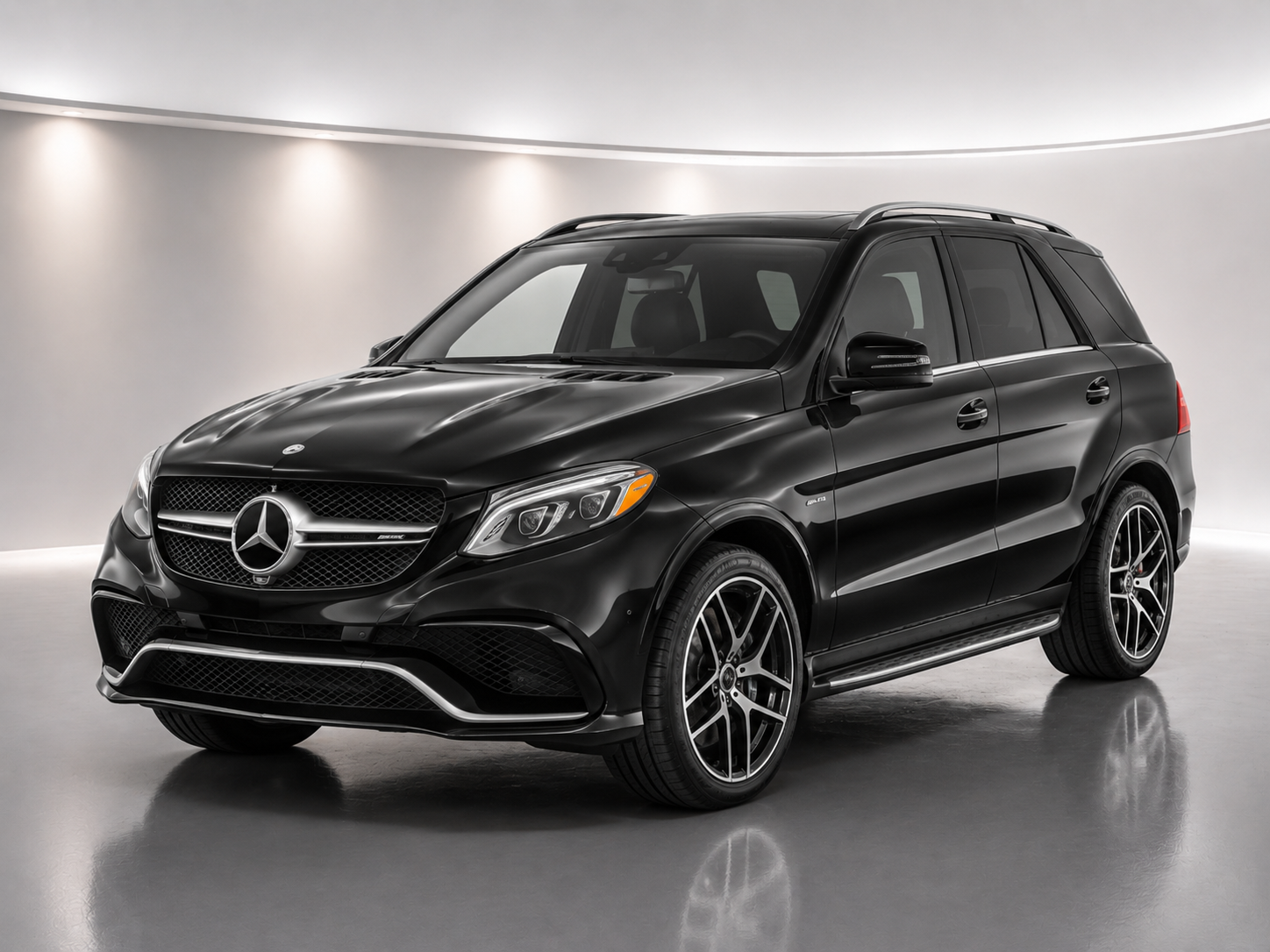 Black Mercedes GLE AMG 2018 premium SUV