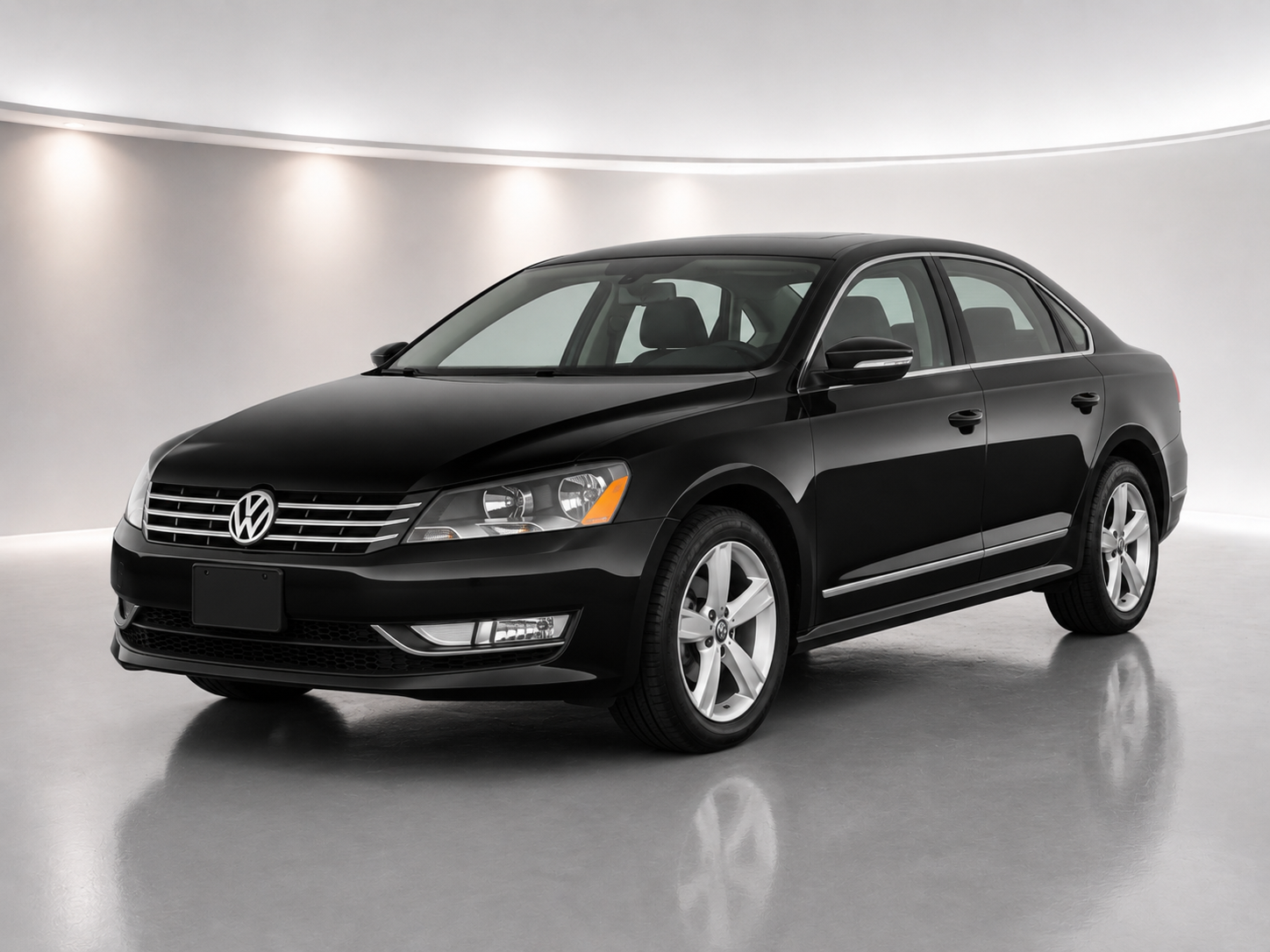 Black Volkswagen Passat 2.0 TDI 2014 Economy Sedan